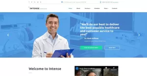Intense Dental Clinic Website Template - TemplateMonster