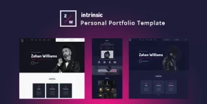 Intrinsic - Creative Personal Portfolio HTML5 Template