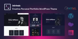 Intrinsic - Creative Personal Portfolio WordPress Themes