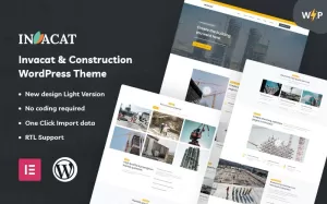 Invacat - Construction WordPress Theme - TemplateMonster