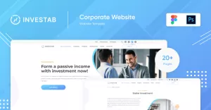 Investab  Consulting Investments PSD Figma Template