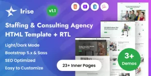 Irise - Staffing & Consulting Agency HTML Template
