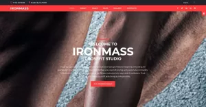 IronMass - Fitness Joomla Template