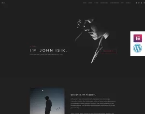 Isik - Personal Portfolio Landing Page WordPress Theme