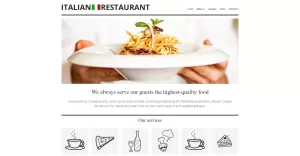 Italian Cuisine Restaurant Joomla Template - TemplateMonster