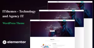 ITthemes - Technology and Agency IT One Page WordPress Theme