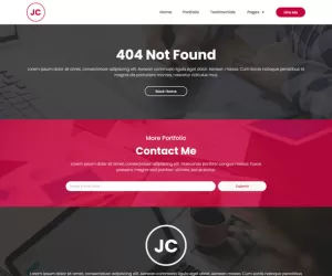 JC - CV Resume Elementor Template Kit