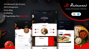 JD Restaurant - Restaurant Joomla Template