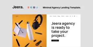 Jeera — Minimal Agency Landing Template