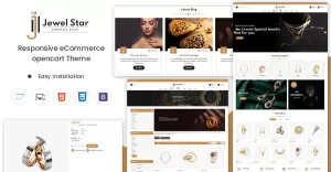 Jewel Star - Opencart Template for Online Jewelry Selling Store