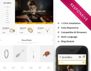 Jewelico - The Jewelry Store Responsive OpenCart Template