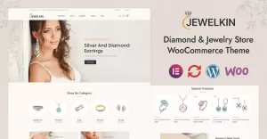 Jewelkin - Diamond & Jewelry Store Elementor WooCommerce Responsive Theme