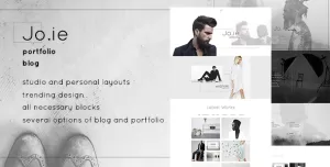 Jo.ie — Multipurpose, Personal & Studio Portfolio, Blog PSD Template