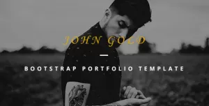 John Gold - Bootstrap Portfolio HTML Template