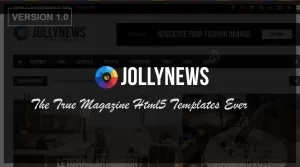 Jollynews - Magazine News HTML5 Website Template - Themes ...