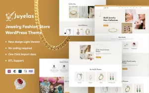 Juyelas - Jewelry Fashion WordPress Theme - TemplateMonster