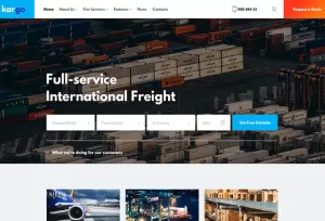 Kargo – Free Logistics & Transportation WordPress Theme