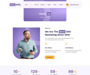 Keilvatel – SEO & Digital Marketing Agency Elementor Template Kit