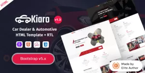 Kiaro - Car Dealer & Automotive HTML Template