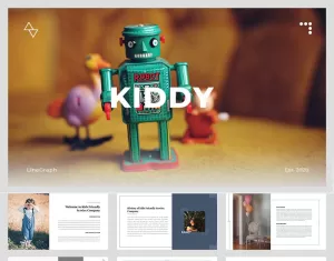 Kiddy - A Business Service PowerPoint template