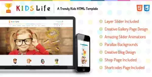 Kids Life - Children HTML Template