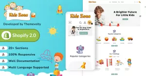 Kids Zone - Mega Toys and Fashion Shopify 2.0 Premium Responsive Theme