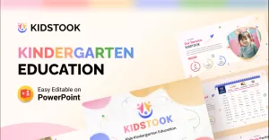KidsTook – Kids Kindergarten Education PowerPoint Presentation Template