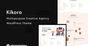 Kikoro - Creative Agency  WordPress Theme - TemplateMonster