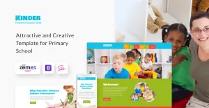 Kinder - Preschool Center HTML5