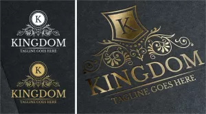 Kingdom - k Luxury Logo - Logos & Graphics