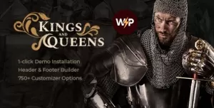 Kings & Queens  Historical War Medieval Reenactment WordPress Theme