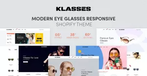 Klasses - Modern Eye Glasses Responsive Shopify Theme