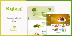 Kola - Organic & Food WooCommerce WordPress Theme