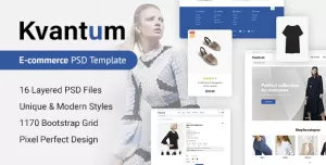 Kvantum - Responsive eCommerce PSD Template