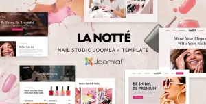 La Notte - Nail Salon Beauty Parlour Joomla Template  Beautician