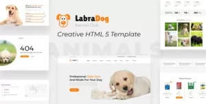 LabraDog - Pet Care HTML Template