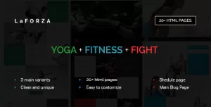 LaFORZA - Sport, Fitness & Yoga HTML