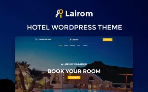 Lairom - Hotel Multipurpose Modern WordPress Elementor Theme
