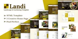 Landi - Landscape Gardening HTML Template