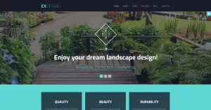 Landscape Design Responsive Joomla Template - TemplateMonster