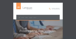 Languax Website Template