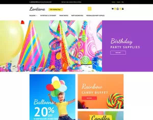 Lantiana - Party Supplies MotoCMS Ecommerce Template