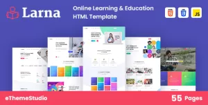 Larna – Online Learning & Education HTML Template
