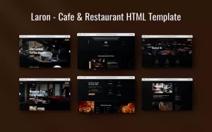 Laron - Cafe & Restaurant HTML Template - TemplateMonster