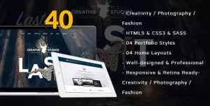 Last 40 Creative Website Template