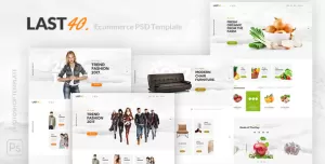 Last40 Store - Ecommerce PSD Template