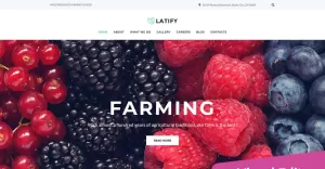 Latify - Private Farm Moto CMS 3 Template - TemplateMonster