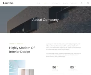 Laviza - Modern Architecture & Interior Design Template Kit