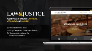 Law and Justice - Lawyer and Attorney WordPress Theme - Themes ...