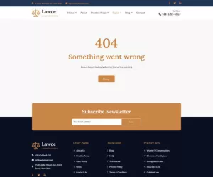 Lawce  - Attorney Law Firm & Lawyer Elementor Template Kit